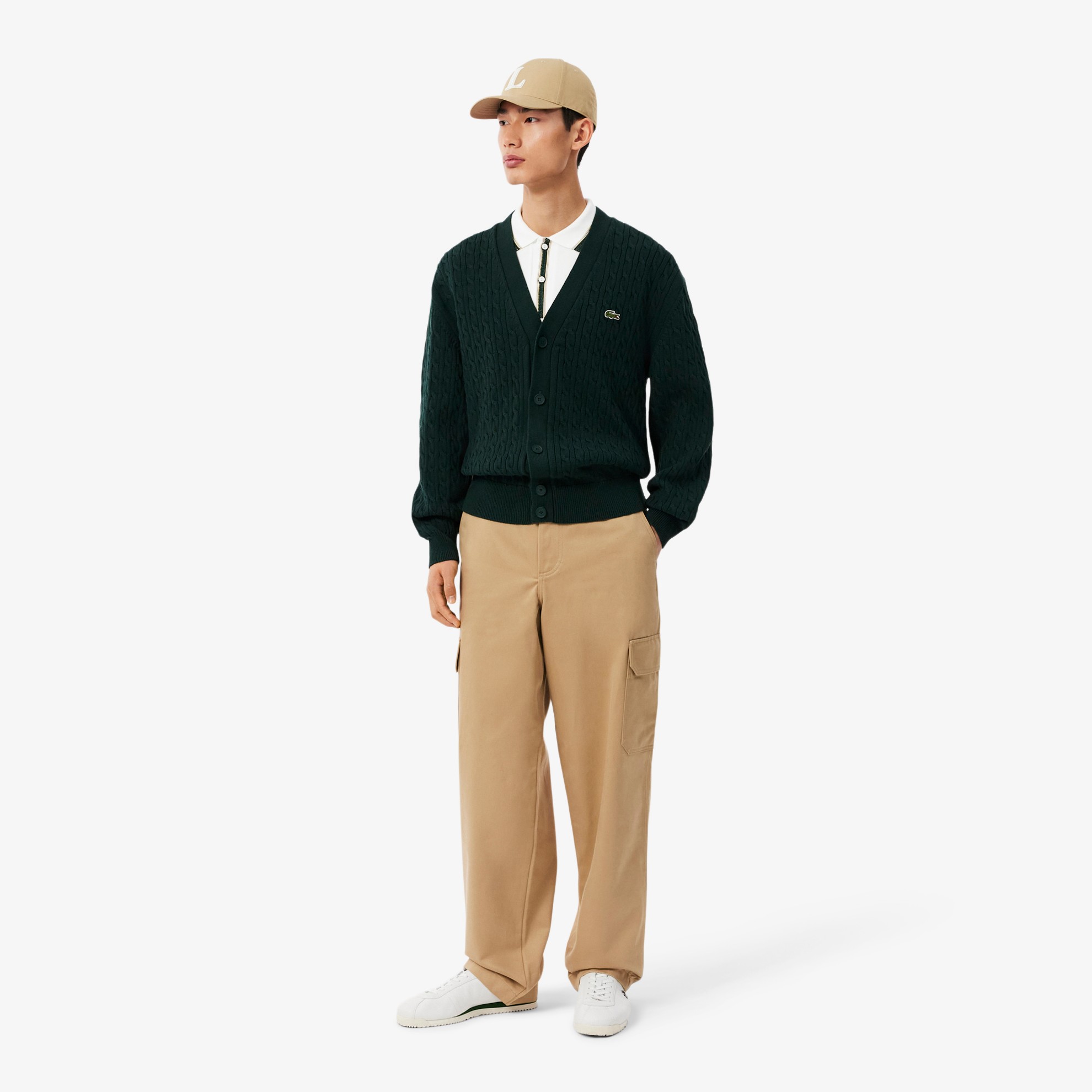 Εικόνα της Ανδρική Made In France Badge Accent Polo Μπλούζα Classic Fit 