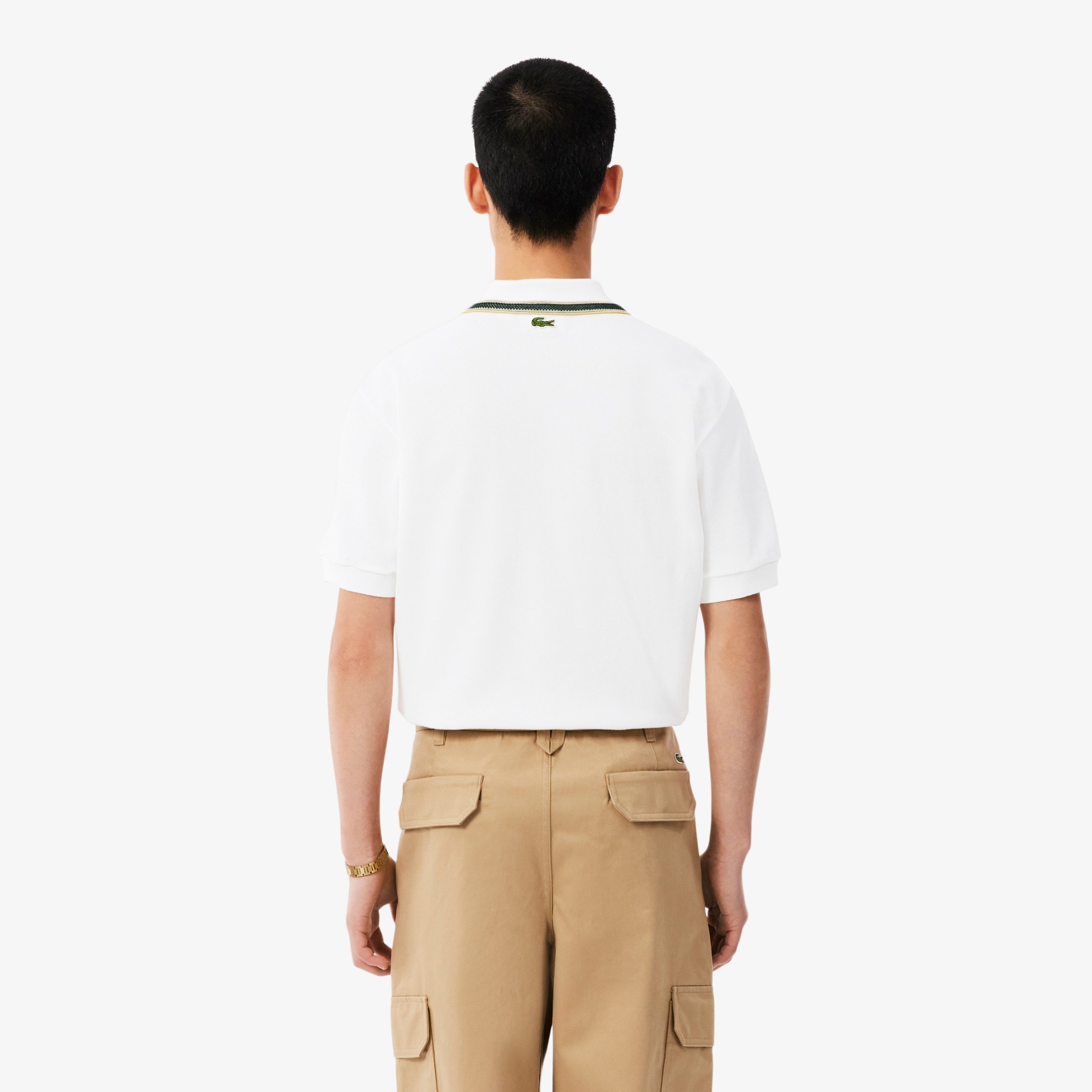 Εικόνα της Ανδρική Made In France Badge Accent Polo Μπλούζα Classic Fit 
