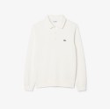 Ανδρικό Ribbed Cotton Polo Collar Φούτερ 