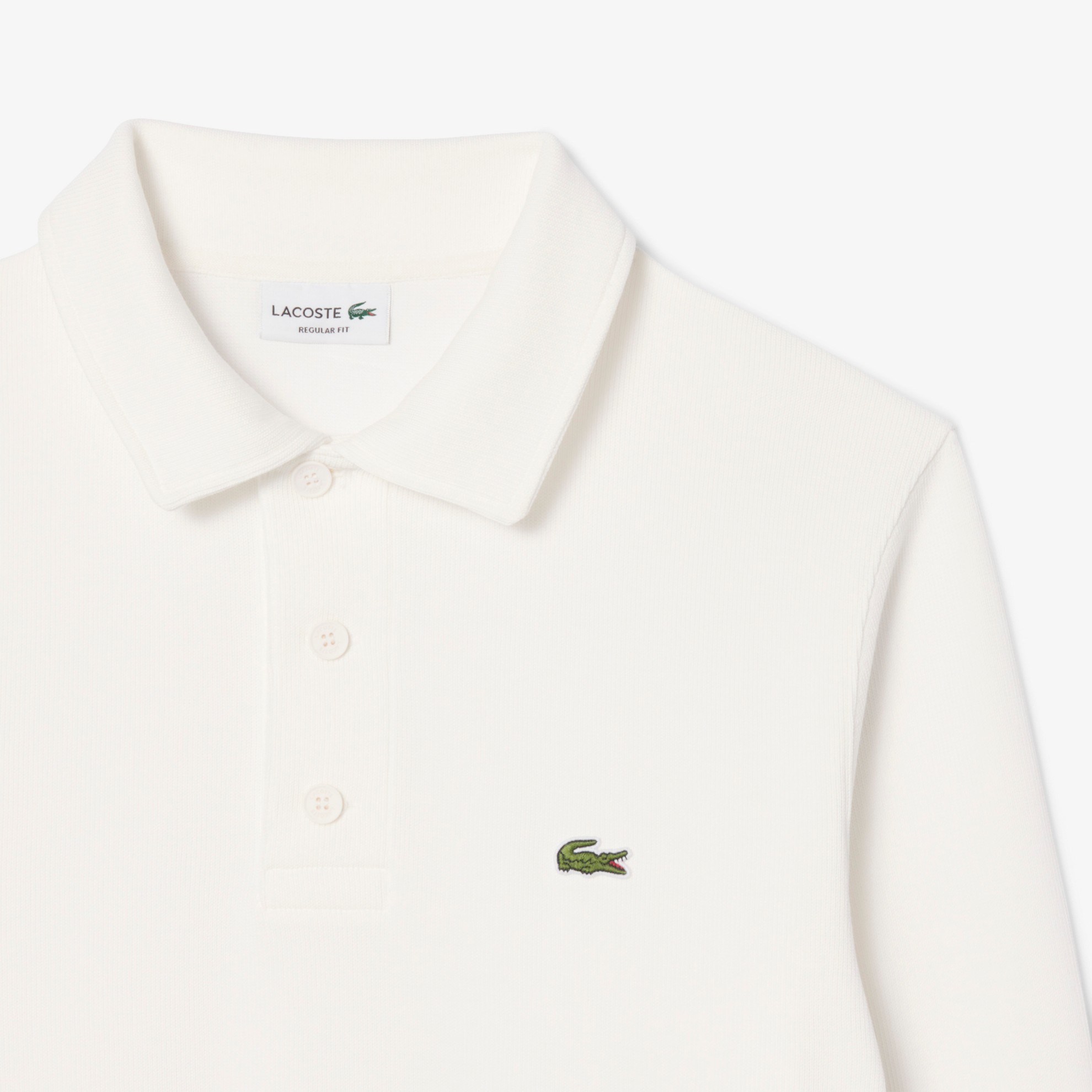 Εικόνα της Ανδρικό Ribbed Cotton Polo Collar Φούτερ 