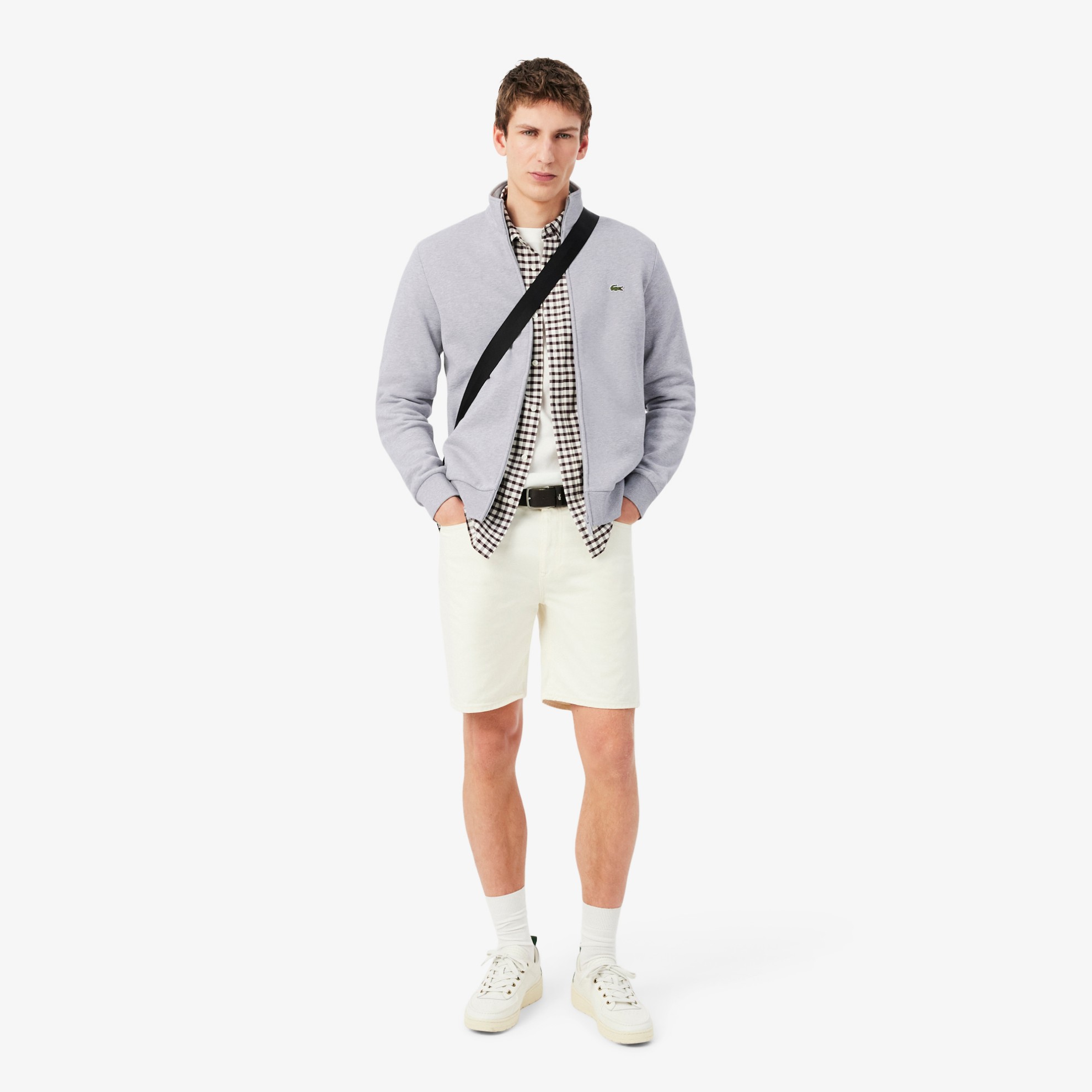 Εικόνα της Ανδρικό Zipped Fleece Φούτερ