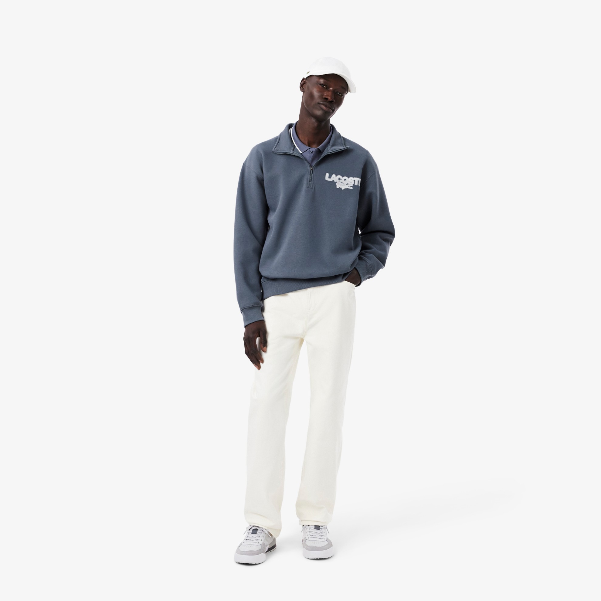 Εικόνα της Ανδρικό Branded Piqué Φούτερ 