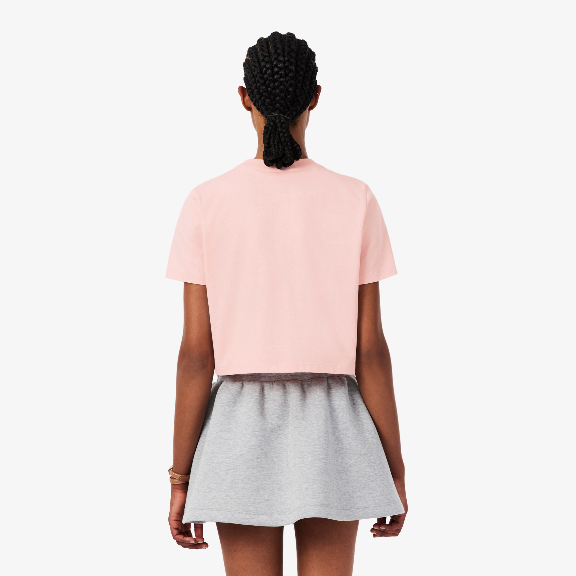 Εικόνα της Γυναικείο Relaxed Fit Badge Accent Βαμβακερό T-shirt