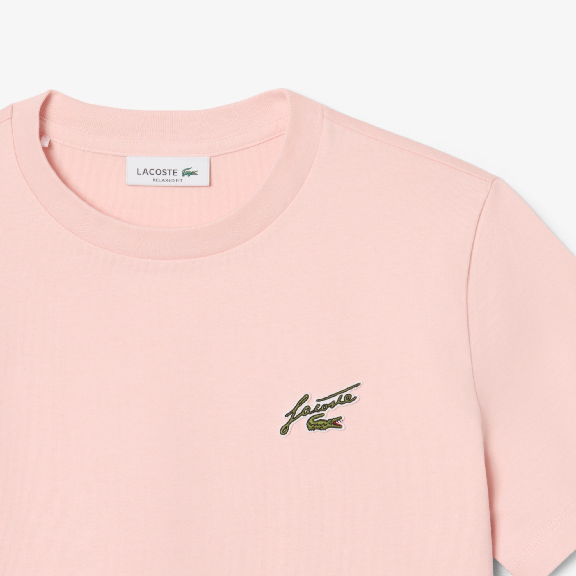 Εικόνα της Γυναικείο Relaxed Fit Badge Accent Βαμβακερό T-shirt