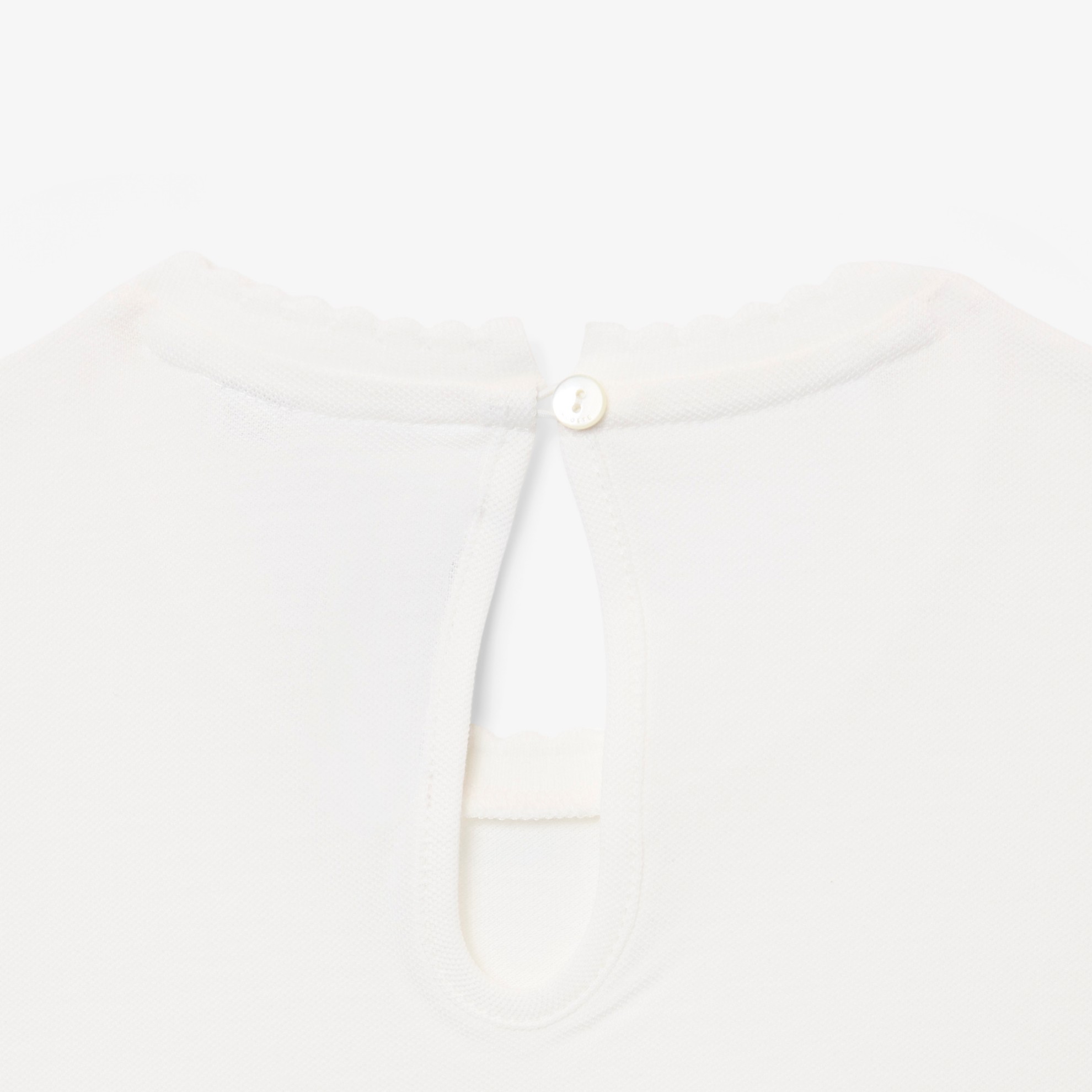 Εικόνα της Γυναικείο Fluid Scallop Trim Piqué T-shirt