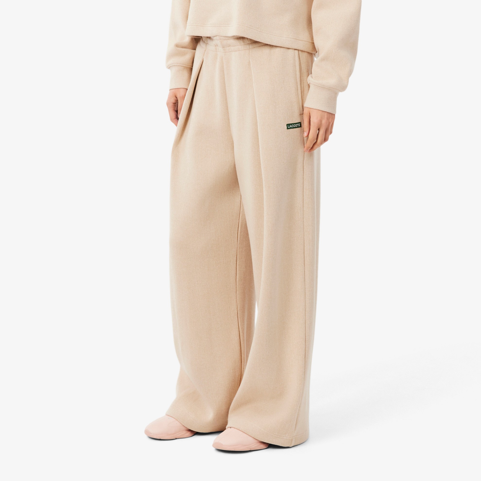 Εικόνα της Γυναικείο Flare Fit Ribbed Παντελόνι Φόρμας 