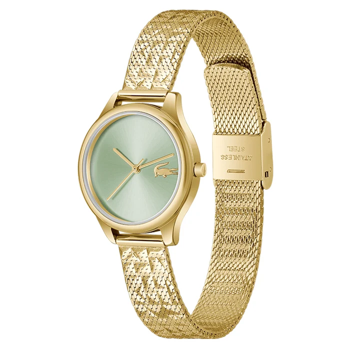Εικόνα της Γυναικείο Steel Mesh Green Dial Ρολόι
