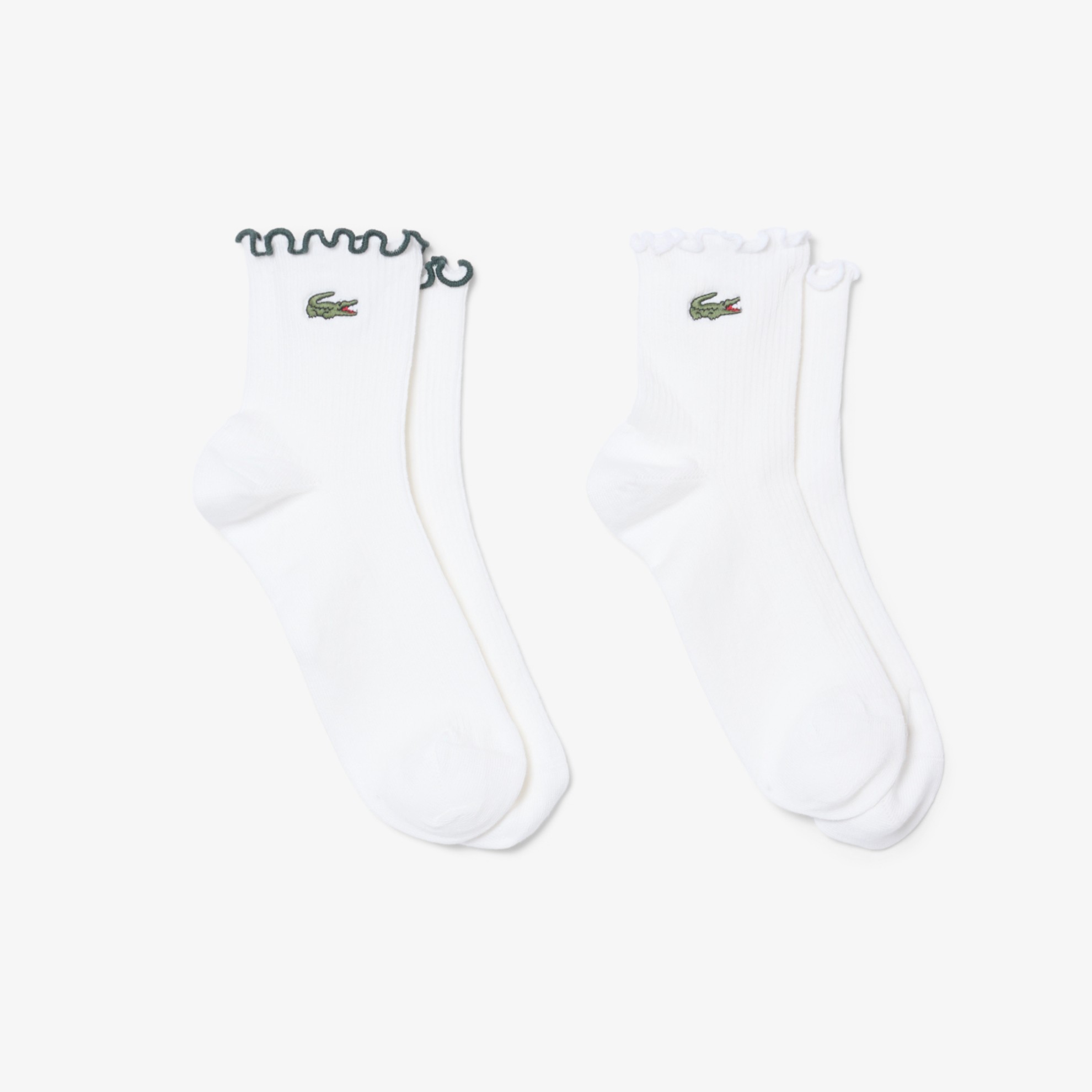 Εικόνα της Γυναικείες 2-Pack Ruffle Κάλτσες 