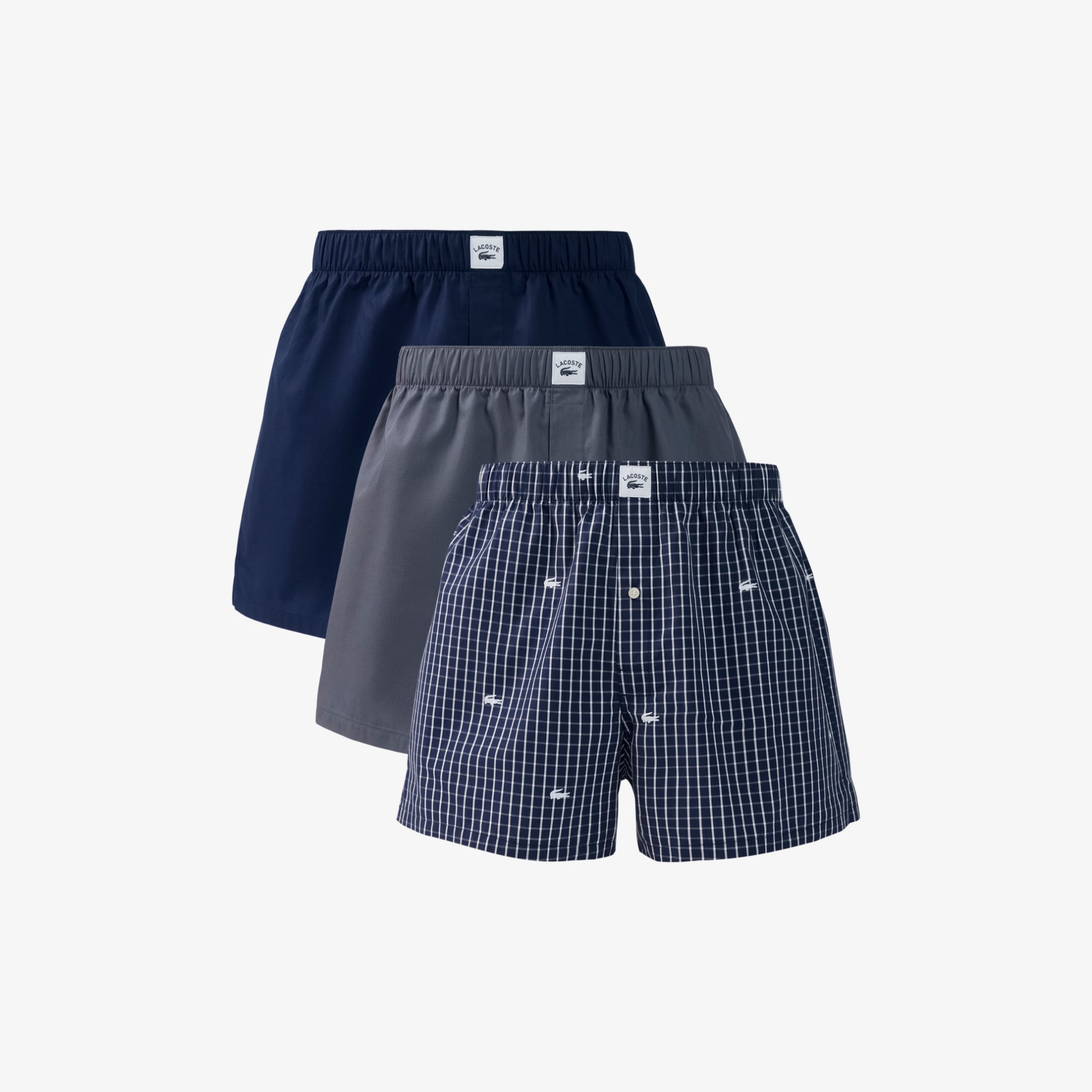 Εικόνα της Ανδρικά 3-Pack Βαμβακερά Poplin Boxers