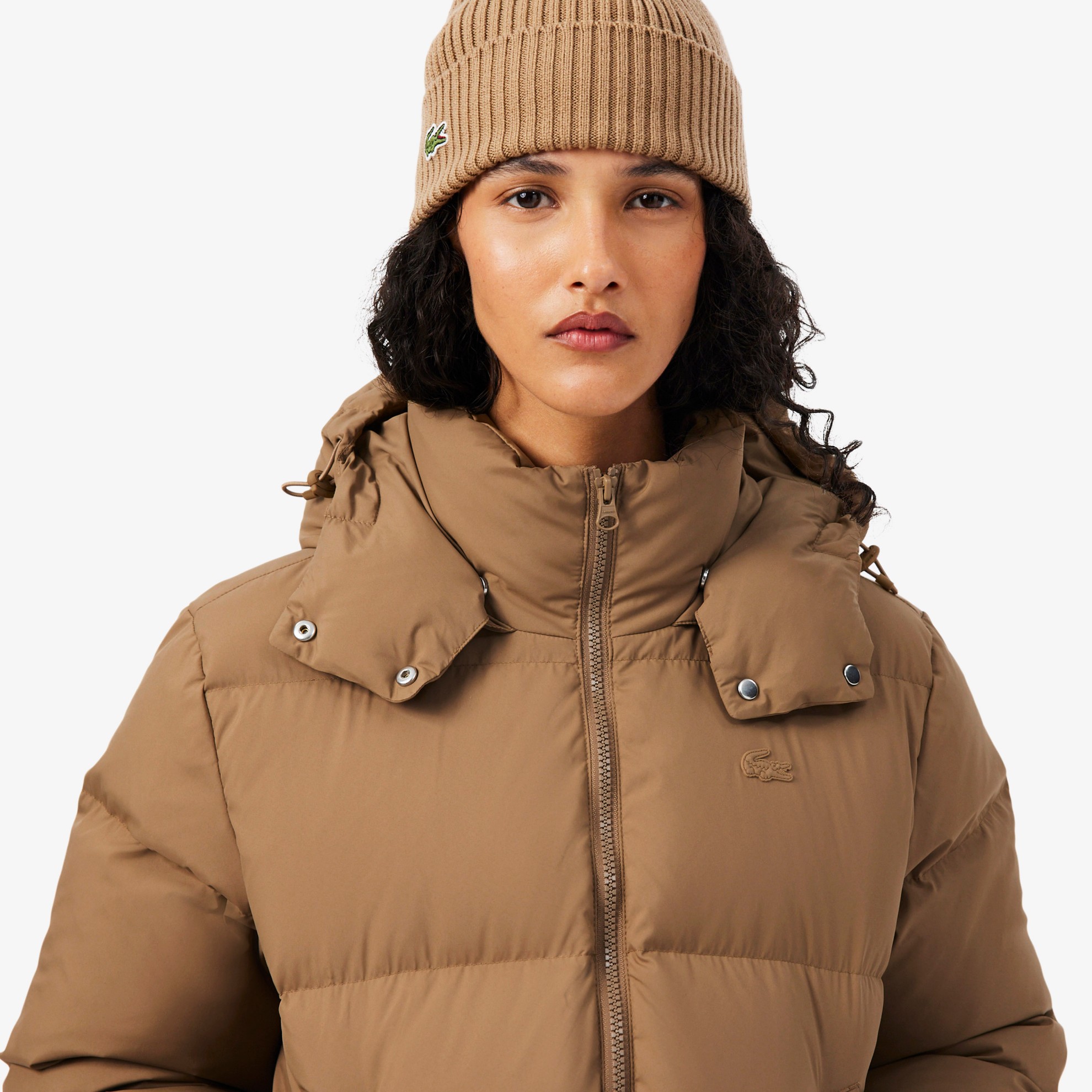 Εικόνα της Γυναικείο Water-Repellent Hooded Down Jacket