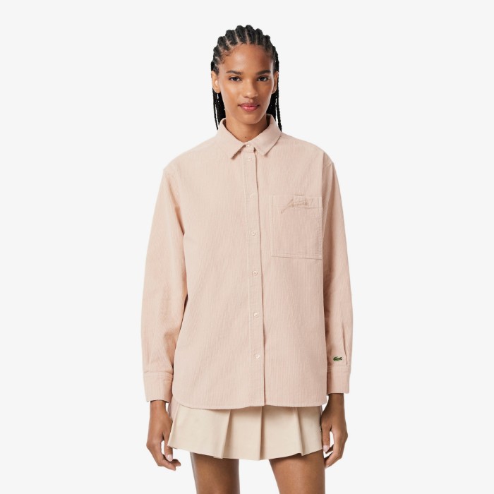 Εικόνα της Γυναικείο Oversized Corduroy Overshirt