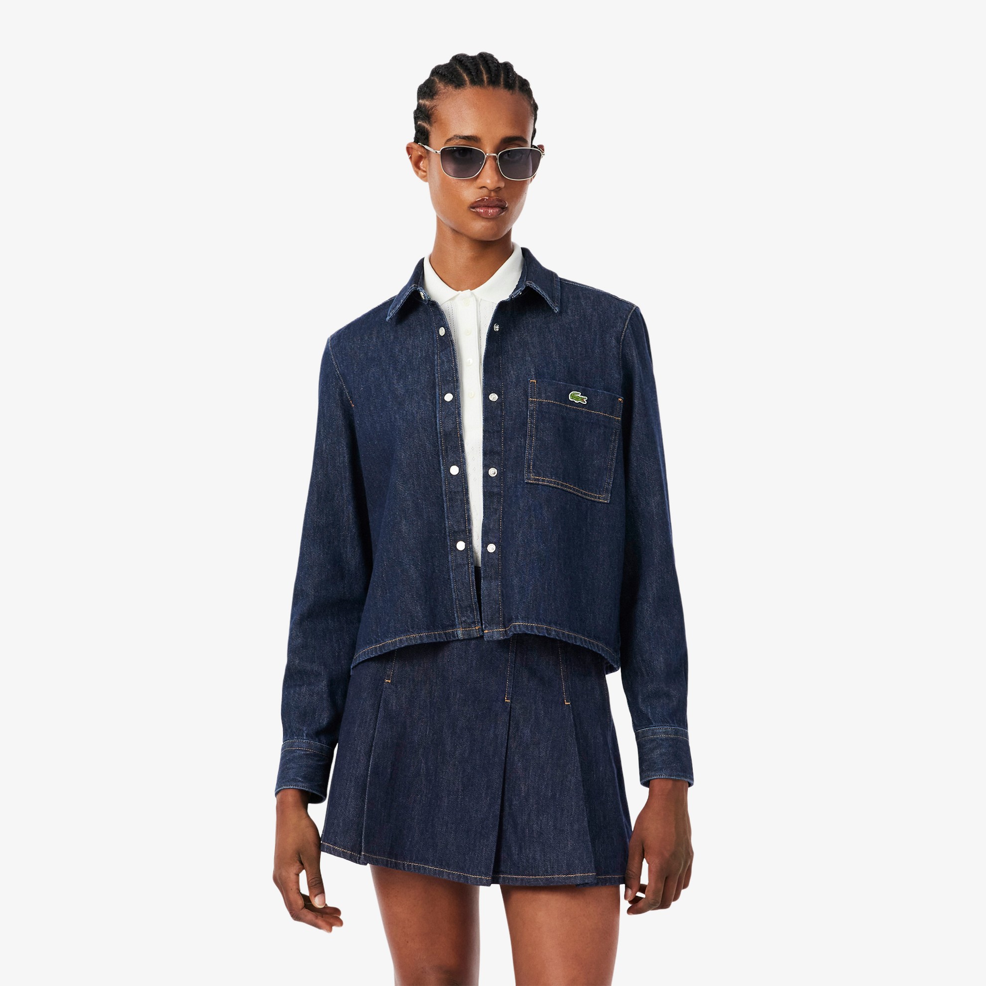 Εικόνα της Γυναικείο Regular Fit Lightweight Denim Πουκάμισο