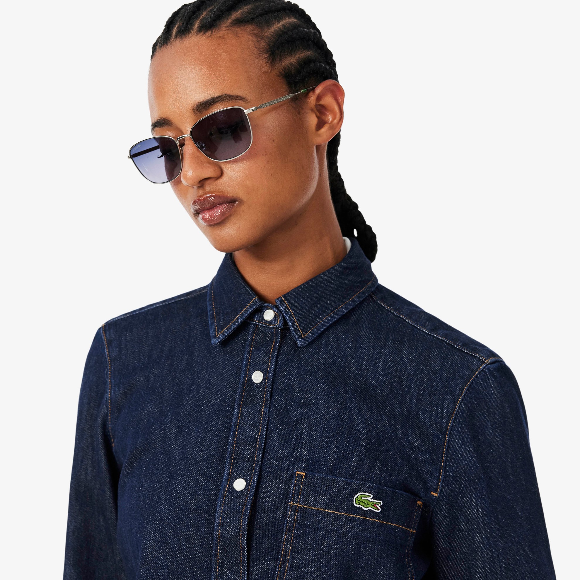 Εικόνα της Γυναικείο Regular Fit Lightweight Denim Πουκάμισο