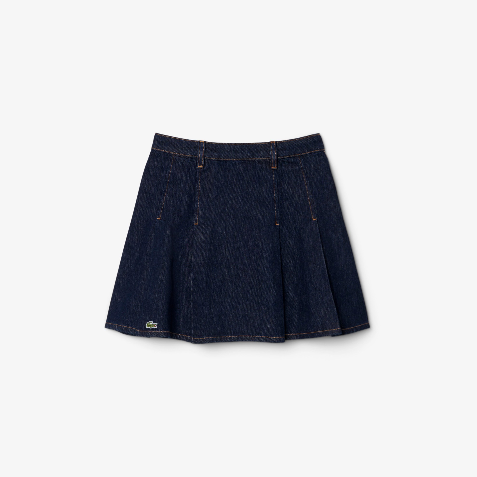 Εικόνα της Γυναικεία Short Pleated Denim Φούστα