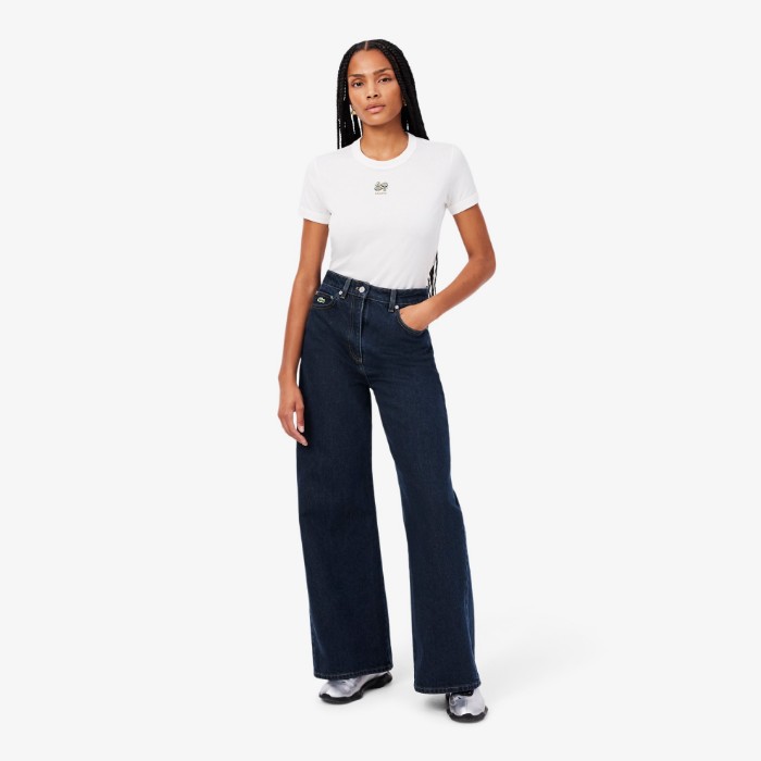 Εικόνα της Γυναικείο Wide Fit High Waist Jeans