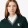 Εικόνα της Γυναικείο Oversized Embroidery Accent Polo Collar Φούτερ