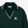 Εικόνα της Γυναικείο Oversized Embroidery Accent Polo Collar Φούτερ
