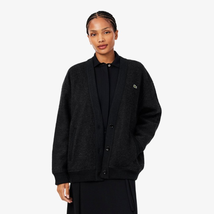 Εικόνα της Γυναικείο Oversized Boiled Wool Knit Cardigan