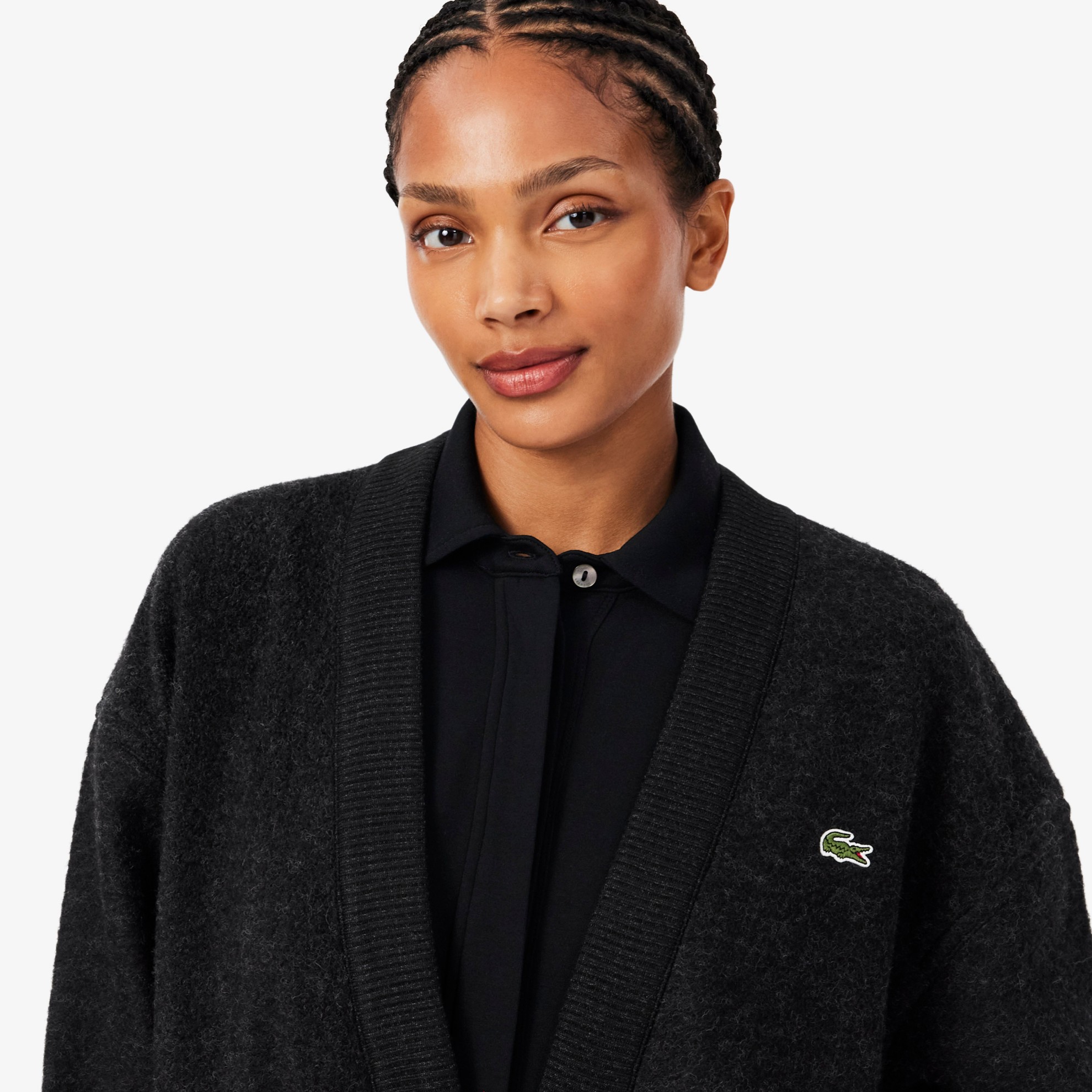 Εικόνα της Γυναικείο Oversized Boiled Wool Knit Cardigan