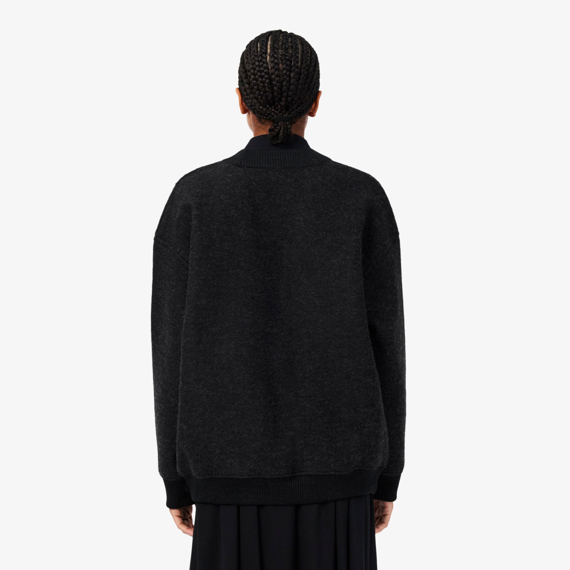 Εικόνα της Γυναικείο Oversized Boiled Wool Knit Cardigan