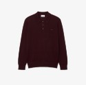 Ανδρικό Cashmere Blend Polo Collar Πουλόβερ