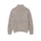Γυναικείο High Neck Mercerized Wool Knit Πουλόβερ-3AF8257|LWT8