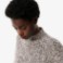 Εικόνα της Γυναικείο High Neck Mercerized Wool Knit Πουλόβερ