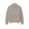 Εικόνα της Γυναικείο High Neck Mercerized Wool Knit Πουλόβερ