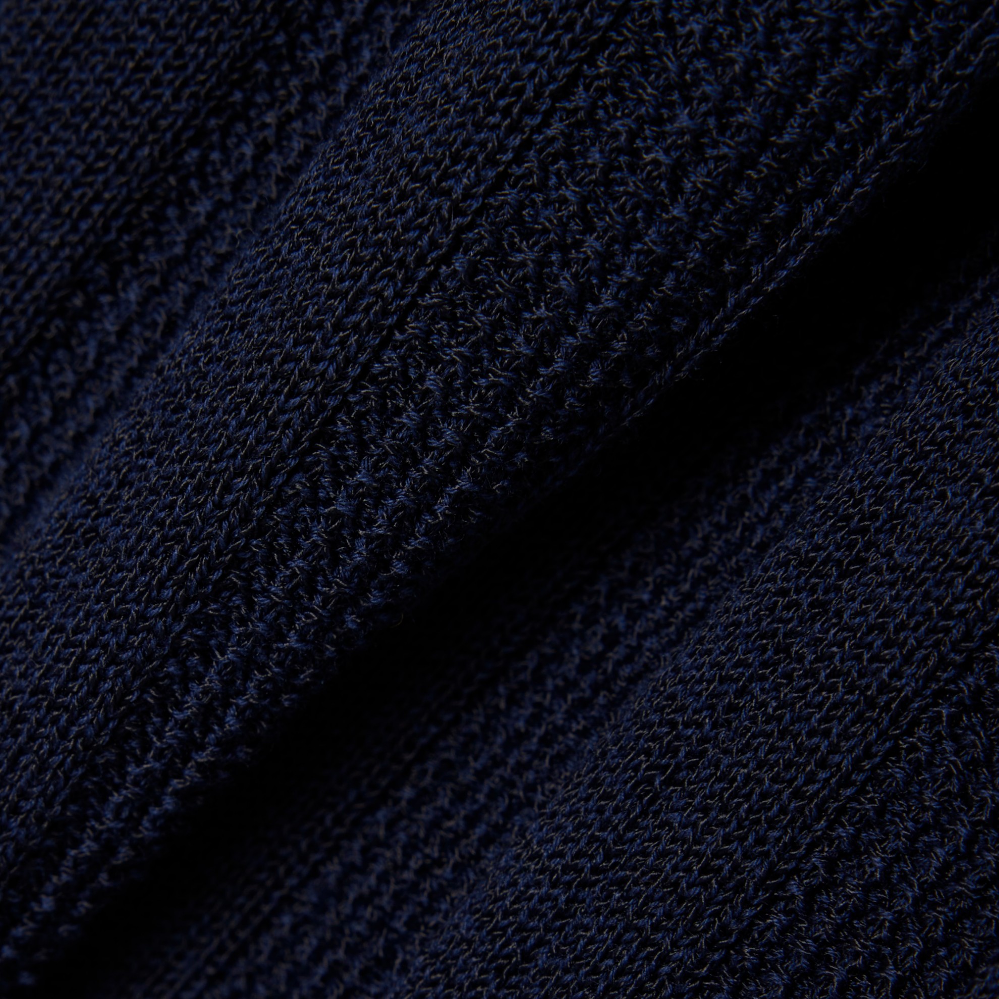 Εικόνα της Ανδρικό Fluid Ribbed Polo Collar Cardigan